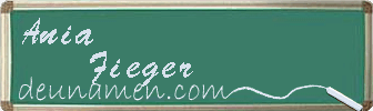 Ania Fieger Visitenkarte